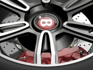 bentley continental gt wheel 2 3D Модель