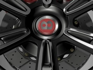 bentley continental gt wheel 2 3D Model