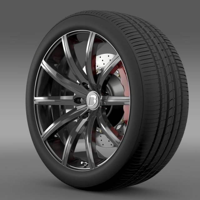 bb audi r8 wheel Model 3D .c4d .max .obj .3ds .fbx .stl .blend
