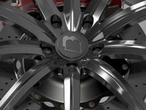 bb audi r8  wheel Model 3D