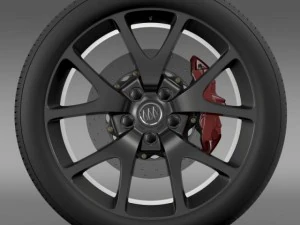 buick regal gs wheel 3D Model