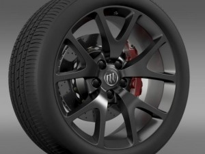 buick regal gs wheel 3D Model