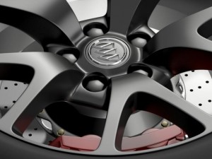 buick regal gs wheel 3D Model