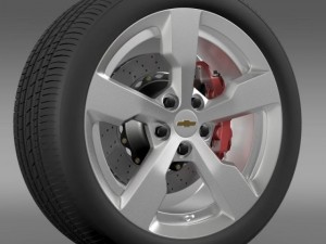 chevrolet volt wheel 3D Модель