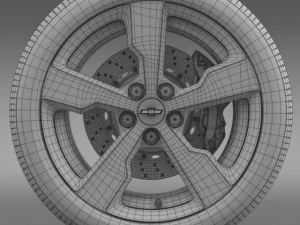 chevrolet volt wheel 3D Model