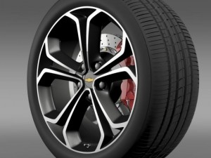 chevrolet volt z spec concept wheel 3D 모델