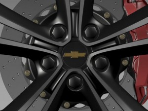 chevrolet volt z spec concept wheel Model 3D