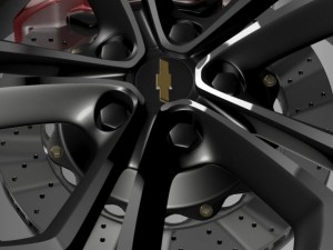 chevrolet volt z spec concept wheel Model 3D