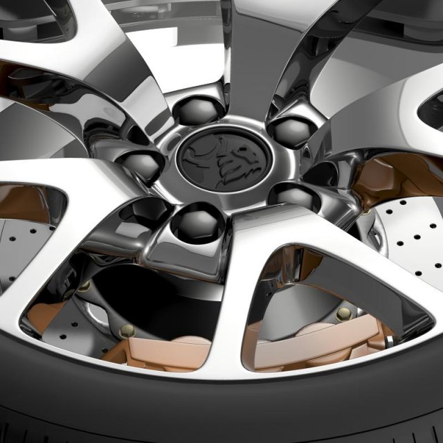 holden insignia vxr wheel Modelo 3D .c4d .max .obj .3ds .fbx .stl .blend 