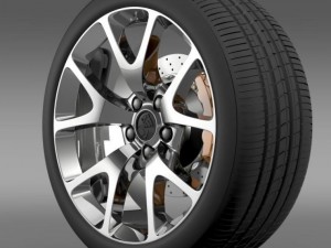holden insignia vxr wheel Modelo 3D