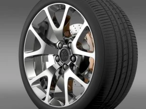 holden insignia vxr wheel 3D Model