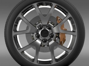 holden insignia vxr wheel Modelo 3D