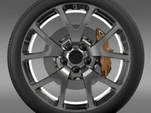holden insignia vxr wheel 3D Model