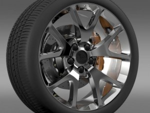 holden insignia vxr wheel Modelo 3D