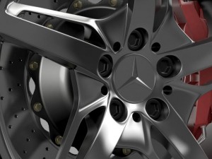 mercedes benz amg gt s wheel 3D Model