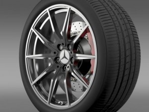 mercedes benz amg gt wheel 3D मॉडल