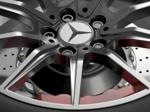 mercedes benz amg gt wheel 3D Model