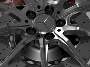 mercedes benz amg gt wheel 3D Model