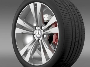 mercedes benz s 350 wheel 3Dモデル