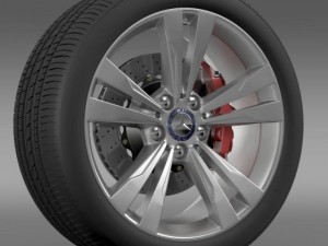 mercedes benz s 350 wheel Modelo 3D