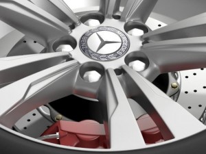 mercedes benz s 350 wheel Modelo 3D