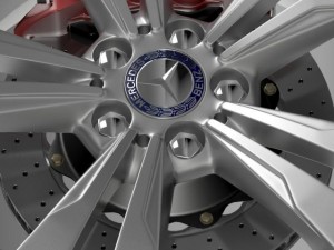 mercedes benz s 350 wheel Modelo 3D