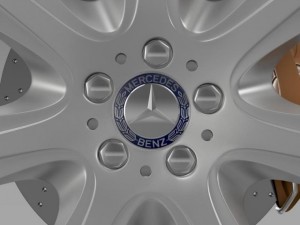 mercedes benz s 600 guard wheel 3D Model