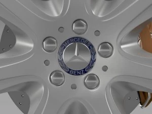 mercedes benz s 600 guard wheel 3D Model