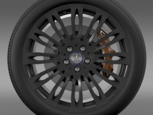 mercedes benz s 600 wheel 3Dモデル