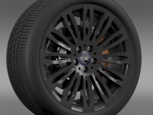 mercedes benz s 600 wheel 3Dモデル
