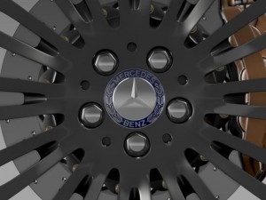 mercedes benz s 600 wheel 3Dモデル