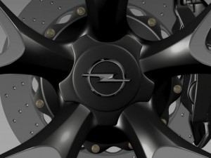 opel insignia opc concept wheel Modello 3D