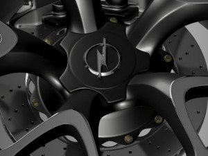opel insignia opc concept wheel Modello 3D