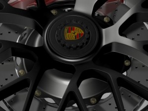 porsche gts 2015 wheel Modelo 3D