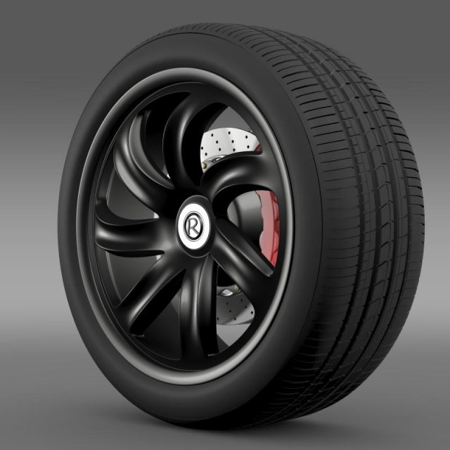 r spirit wheel 3D 模型 .c4d .max .obj .3ds .fbx .stl .blend