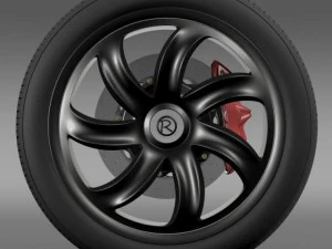 r spirit wheel 3D Model