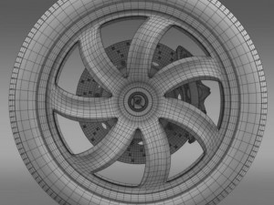 r spirit wheel 3D 模型