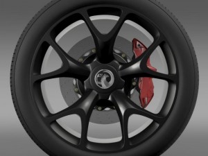 vauxhall insignia vrx wheel 3D Model