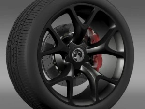 vauxhall insignia vrx wheel 3D Model