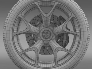 vauxhall insignia vrx wheel 3D Model