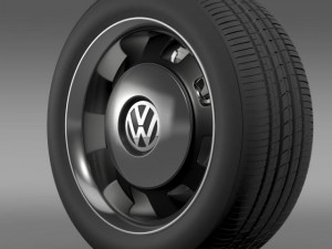 vw beetle classic wheel 3D 모델