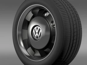 Volante classico VW Beetle Modello 3D