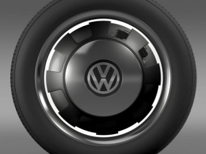 vw beetle classic wheel Model 3D