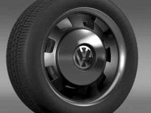 vw beetle classic wheel 3D Model