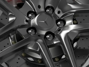 amg mercedes benz s 500  wheel 3D Model