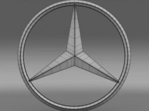 amg mercedes benz s 500  wheel 3D Model