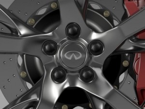infiniti q70 wheel Modello 3D