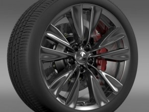 mitsubishi proudia wheel 3D Model