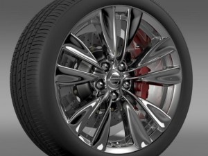 nissan fuga wheel 3D Model