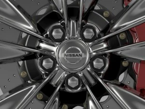 nissan fuga wheel 3D Model
